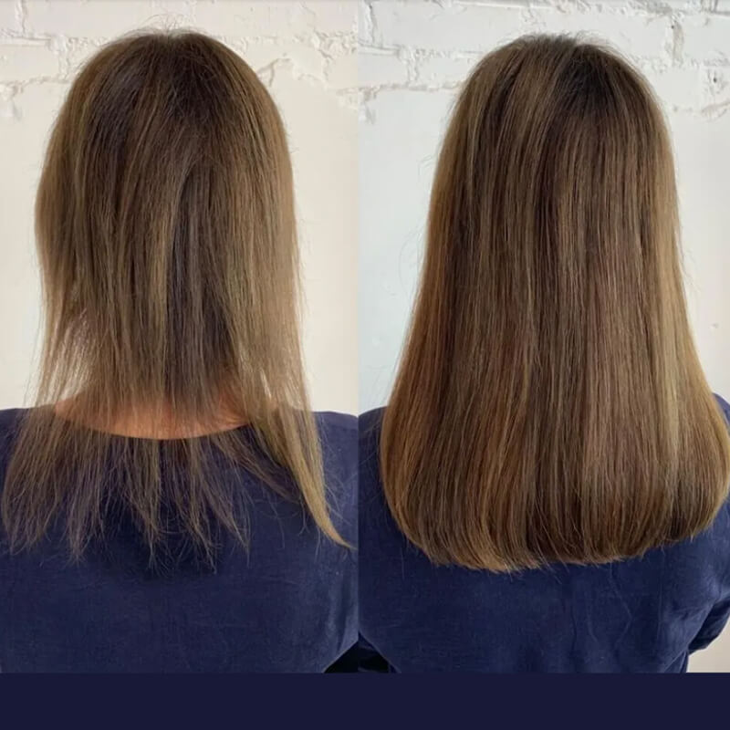 hair extensions before and after