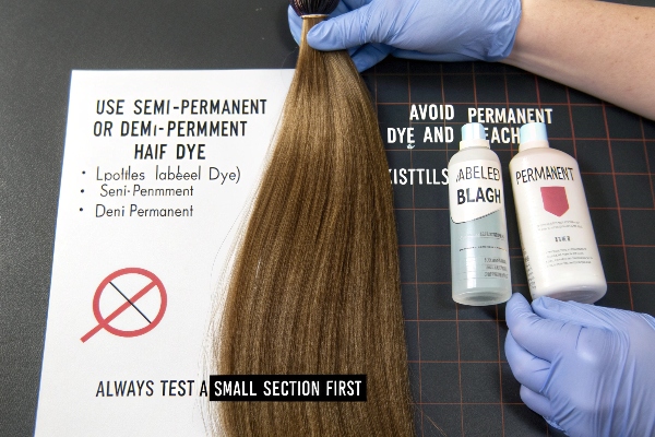 Coloring Bellami hair extensions