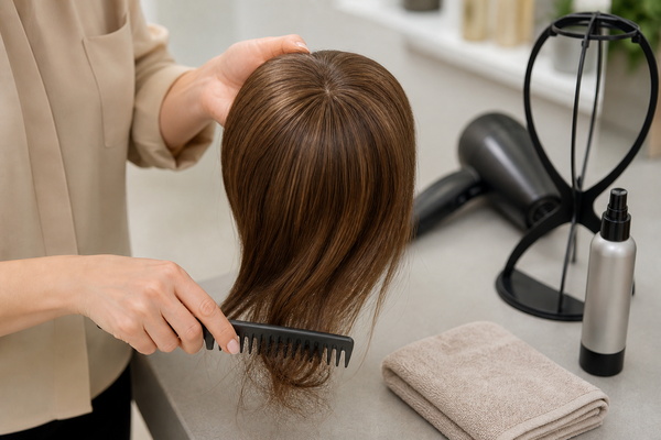 Extend Hair Topper Lifespan gentle maintenance routine designed to extend a human hair topper lifespan