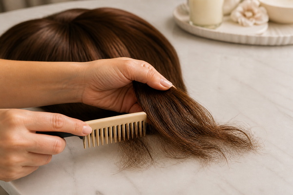 hair topper detangling and problem solving