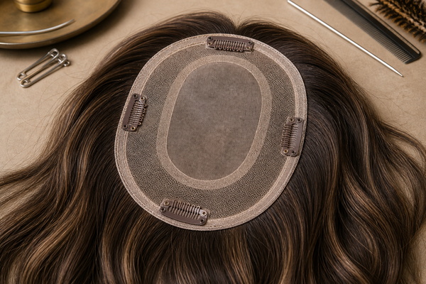 What Makes a Hair Topper Luxury luxury hair topper construction and premium human hair details